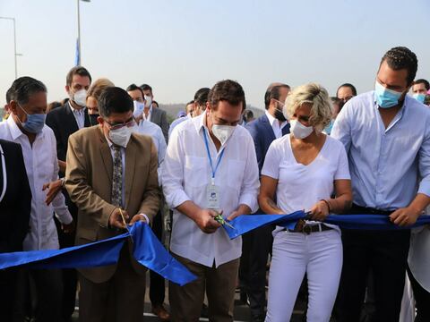 Autoridades inauguran nuevo puente que une a Daule y Guayaquil