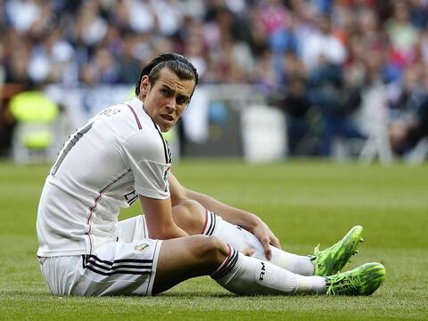 Gareth Bale se lesionó en el duelo del Real Madrid ante Málaga 