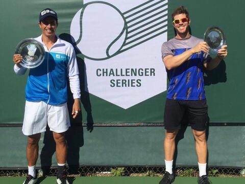 Gonzalo Escobar y Ariel Behar se medirán con los hermanos Harrison en la final de dobles de Delray Beach