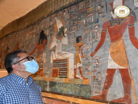 Egipto reabre la tumba del faraón Ramses I en el Valle de los Reyes 