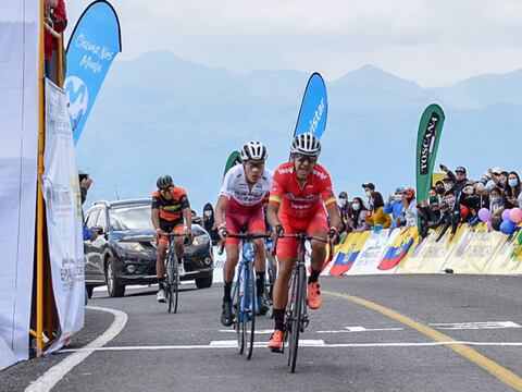 Joel Burbano, ganador de inédita etapa de la Vuelta a Ecuador en La Estrellita 