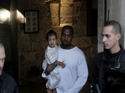 Kim Kardashian y Kanye West, en Jerusalén para bautizar a su hija North
