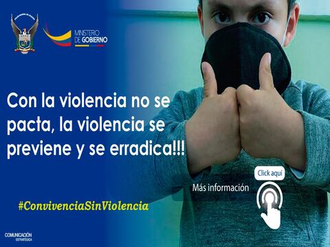 Para prevenir la violencia de género, la Policía Nacional desarrolla campaña “Convivencia sin Violencia”.