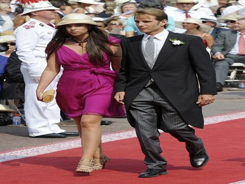 El príncipe Andrea Casiraghi de Mónaco se casa con su novia colombiana