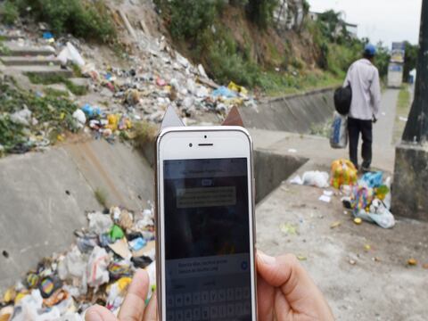 El ‘Whatsapea’ recibe 40 quejas por botar basura en Guayaquil