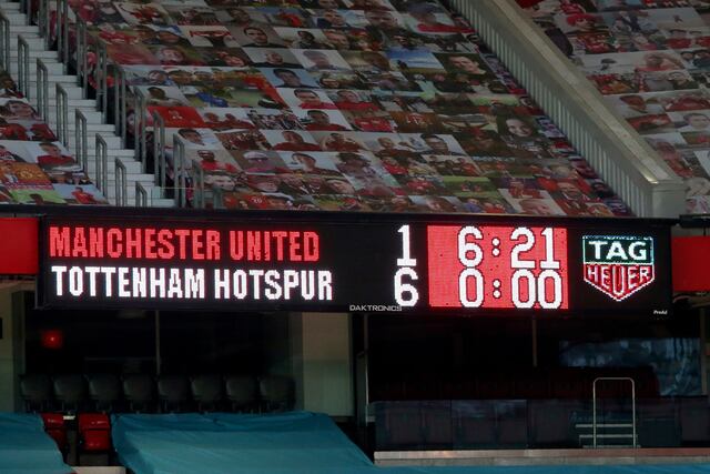 Tottenham humilla 6-1 al Manchester United en Old Trafford