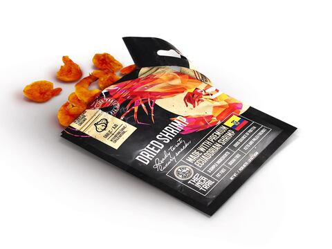 El camarón ecuatoriano llega a Estados Unidos en versión de snacks deshidratados